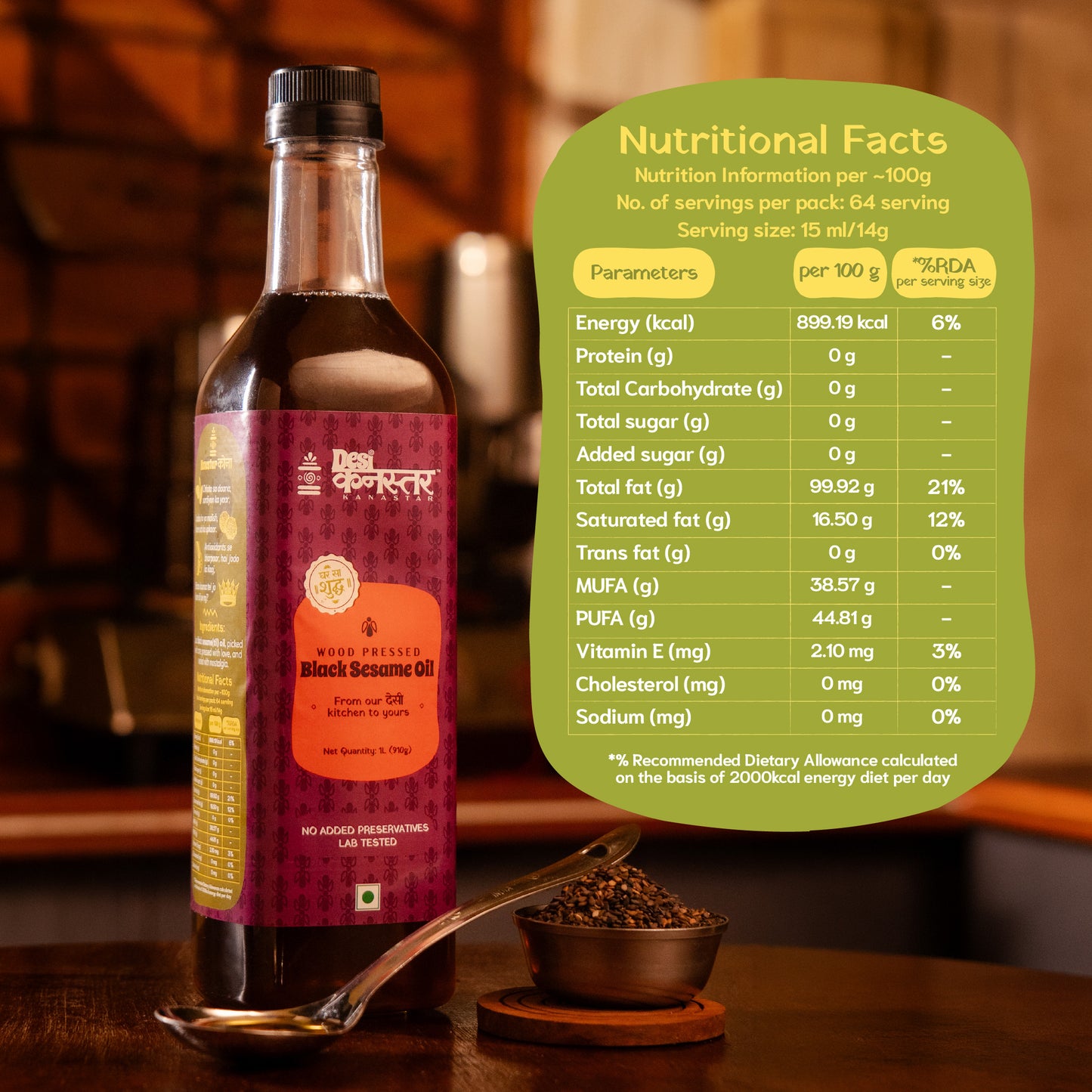 Black Sesame Oil
